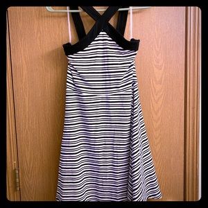Black and white summer dress
